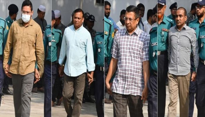 গণহত্যার মামলায় গ্রেফতার দেখানো হলো ৮ কর্মকর্তাকে